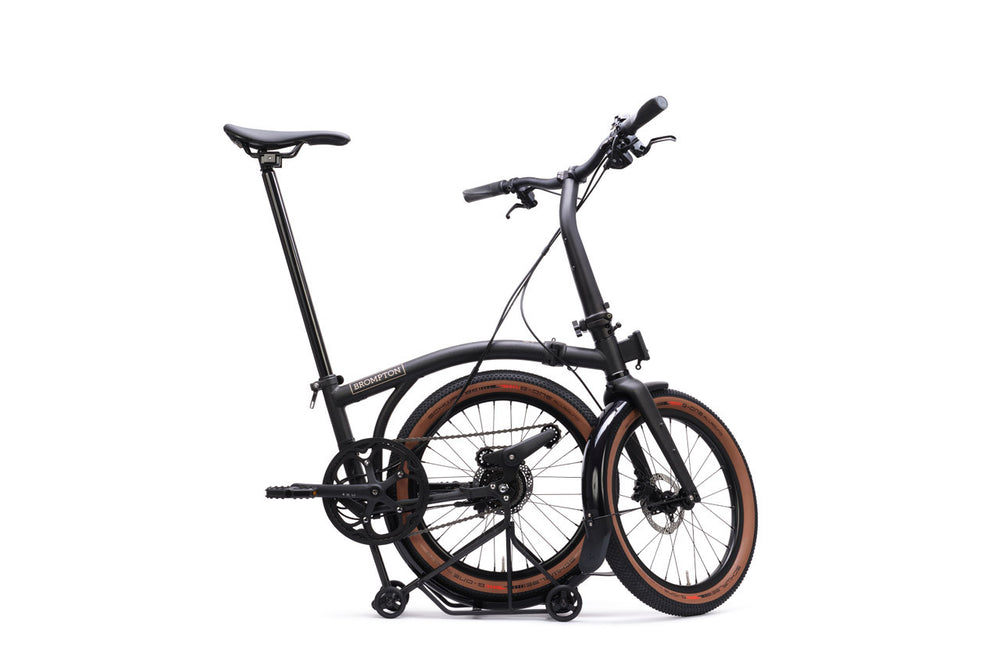 2026 Brompton G Line with Rack Folding Gravel Bike in Space Black