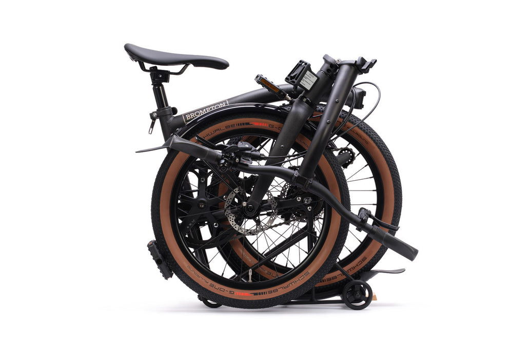 2026 Brompton G Line with Rack Folding Gravel Bike in Space Black