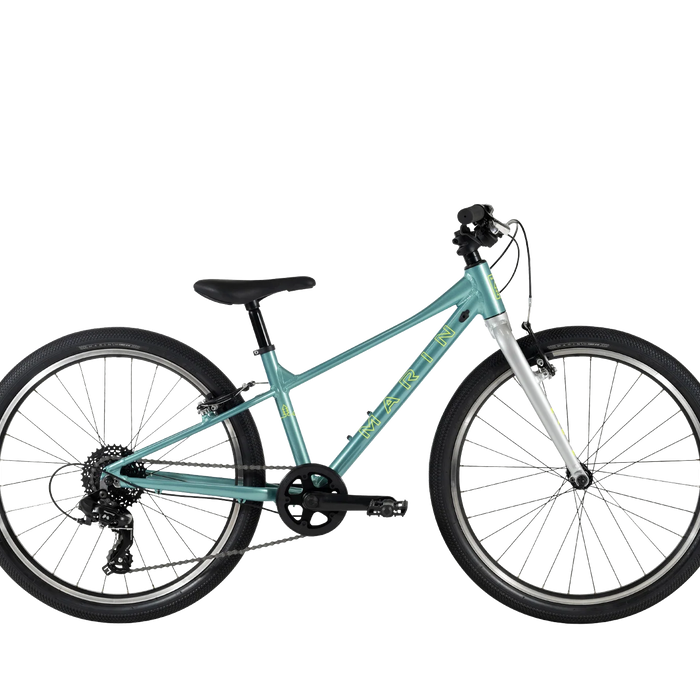 2026 Marin Coast Trail 24 Inch Kids Mountain Bike in Teal/Silver
