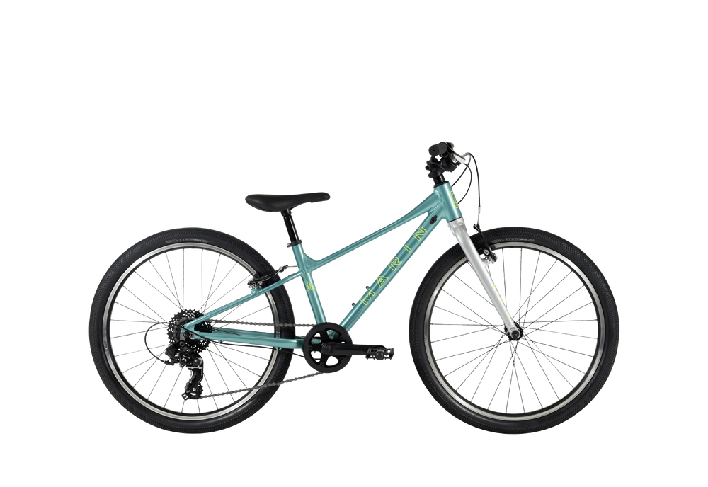 2026 Marin Coast Trail 24 Inch Kids Mountain Bike in Teal/Silver