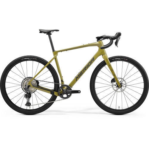 2026 Merida Silex 7000 Carbon Gravel Bike in Low Key Green