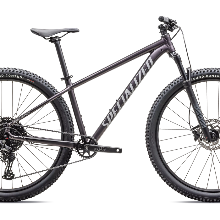 2026 Specialized Rockhopper Comp Hardtail Mountain Bike in Satin Nebula Metallic
