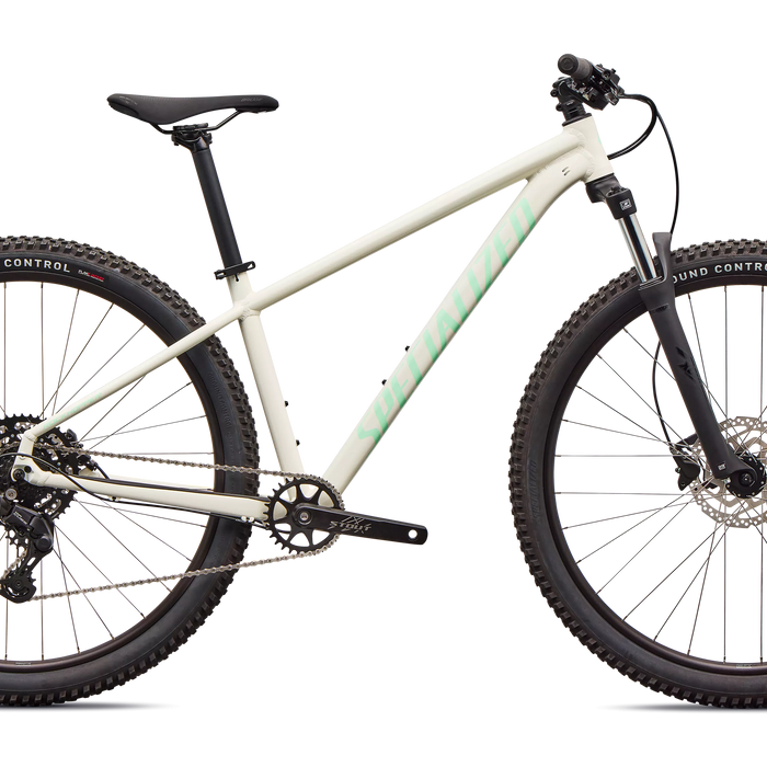 2026 Specialized Rockhopper Sport Hardtail Mountain Bike in Gloss Dune White