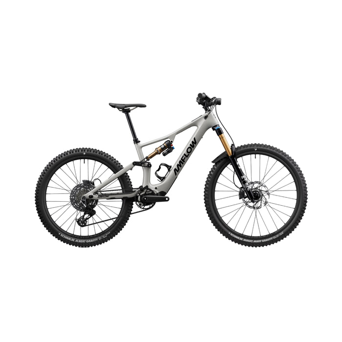 2027 Amflow PX Carbon Pro Electric Mountain Bike in Moonstone Gray