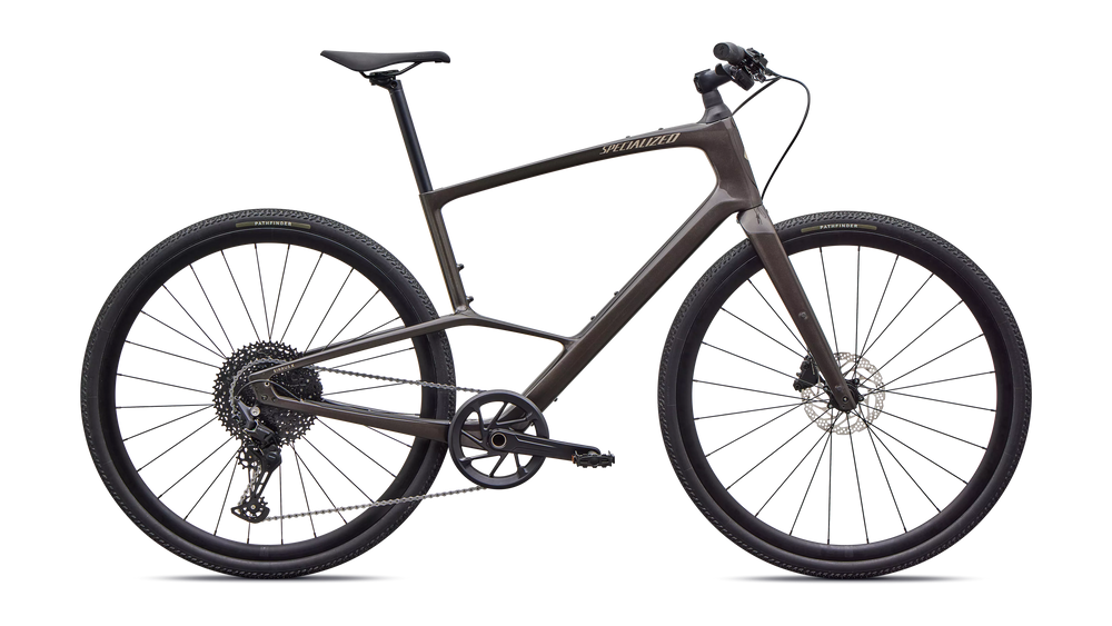 2027 Specialized Sirrus X 5.0 Carbon Hybrid Bike Smoke Sandstone Frost