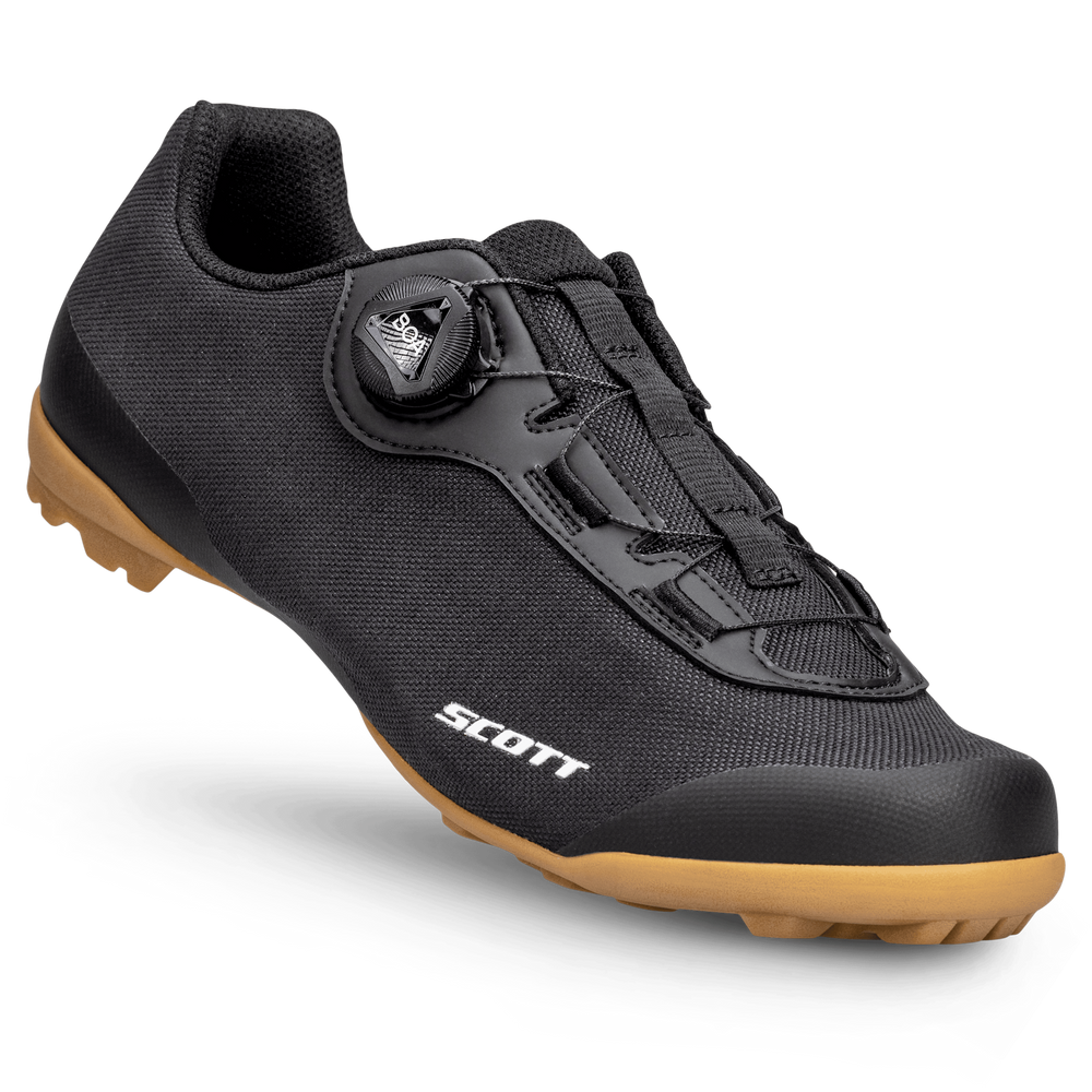 SCOTT Gravel Pro Shoe in Black Matt/White, main view