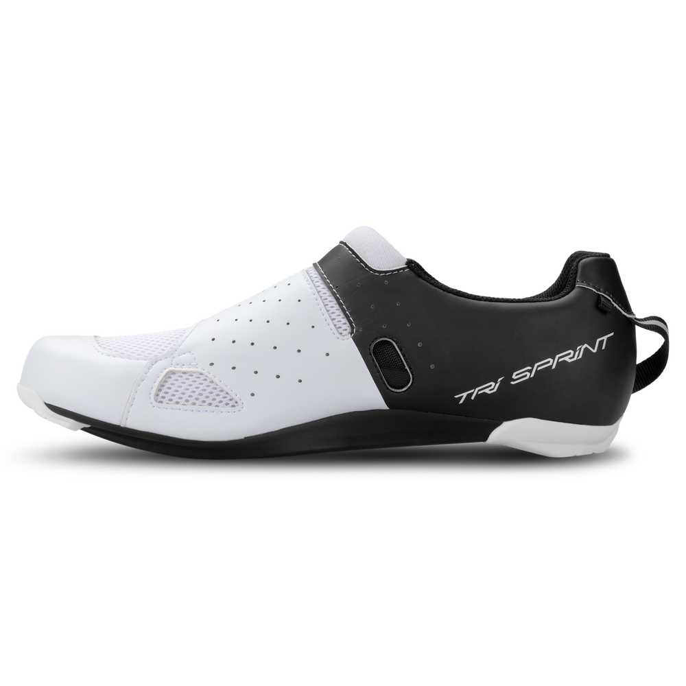 SCOTT Road Tri Sprint Shoe in Black/White, view 4