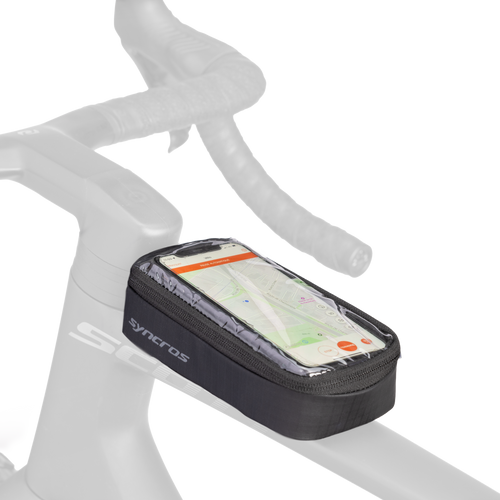 Syncros Ride Touch Screen Toptube Bag in Black, main view
