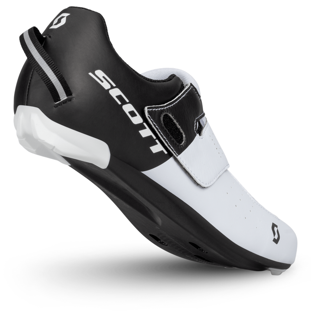 SCOTT Road Tri Sprint Shoe in Black/White, view 2