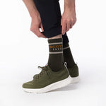 SCOTT Retro Casual Crew Sock (Pack 3) in Tranquil Green, view 3