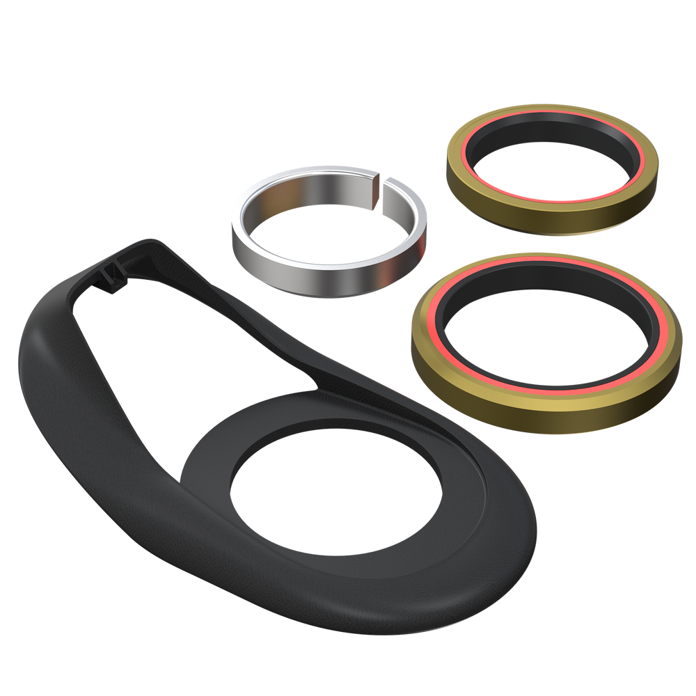 Syncros Drop-In 1-1/4" - 1-1/2" Headset in Black, main view