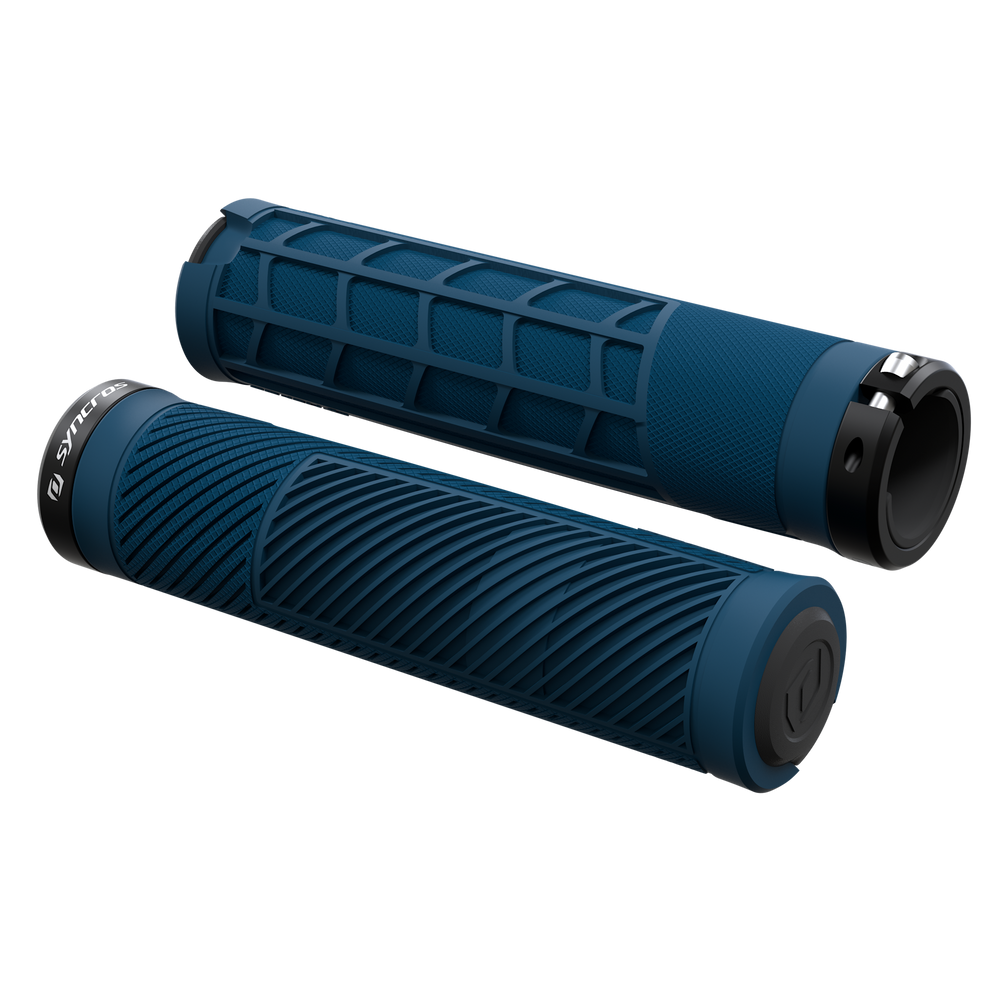 Syncros AM, Lock-On Grips in Deep Blue, view 3