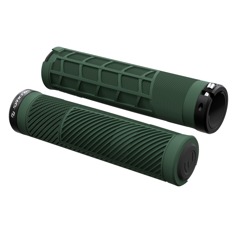 Syncros AM, Lock-On Grips in Deep Green, view 3