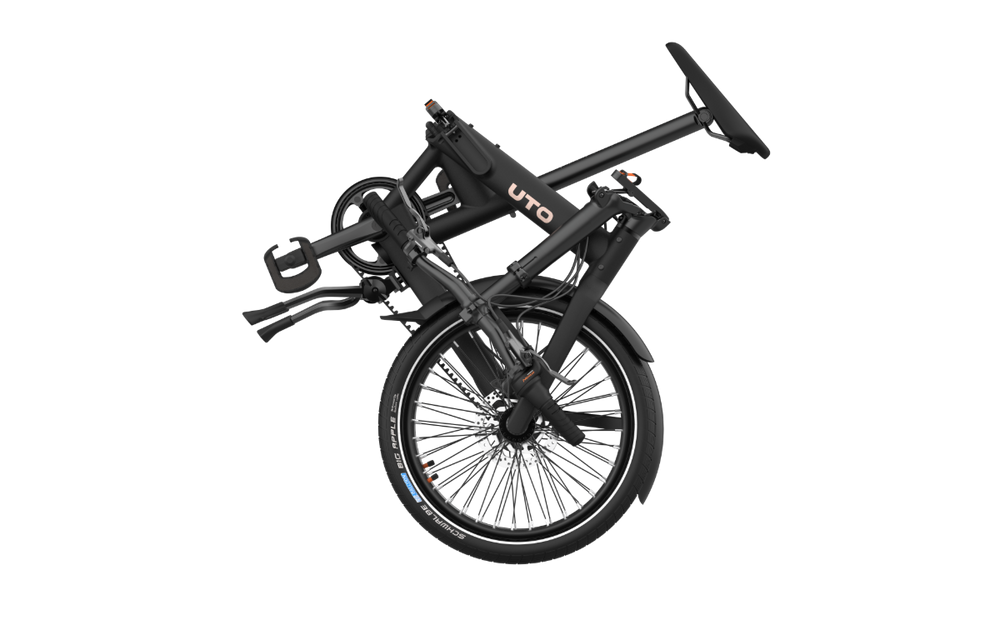 UTO Afternoon PRO 20 Folding Bike in Onyx Black