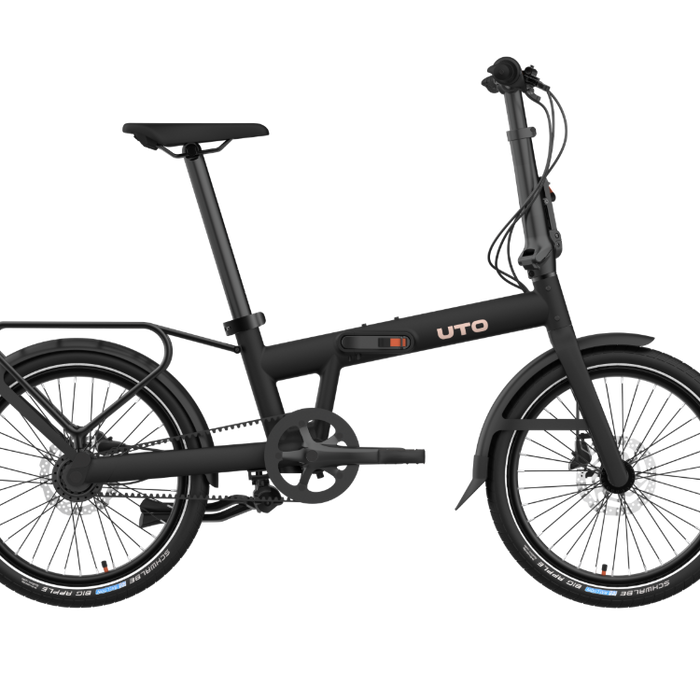 UTO Afternoon PRO 20 Folding Bike in Onyx Black