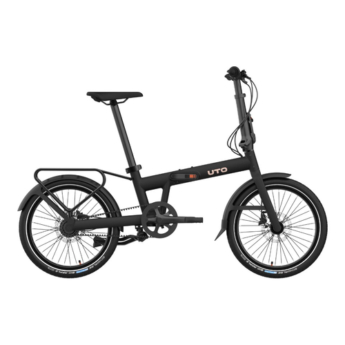 UTO Afternoon PRO 20 Folding Bike in Onyx Black