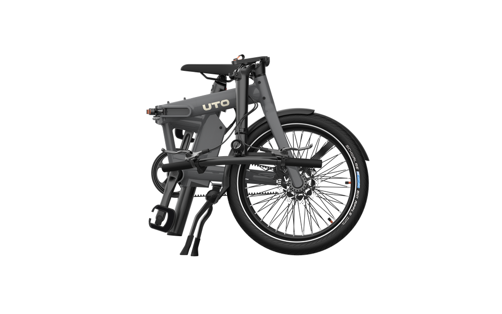 UTO Afternoon PRO20 in Anthracite Grey, folded