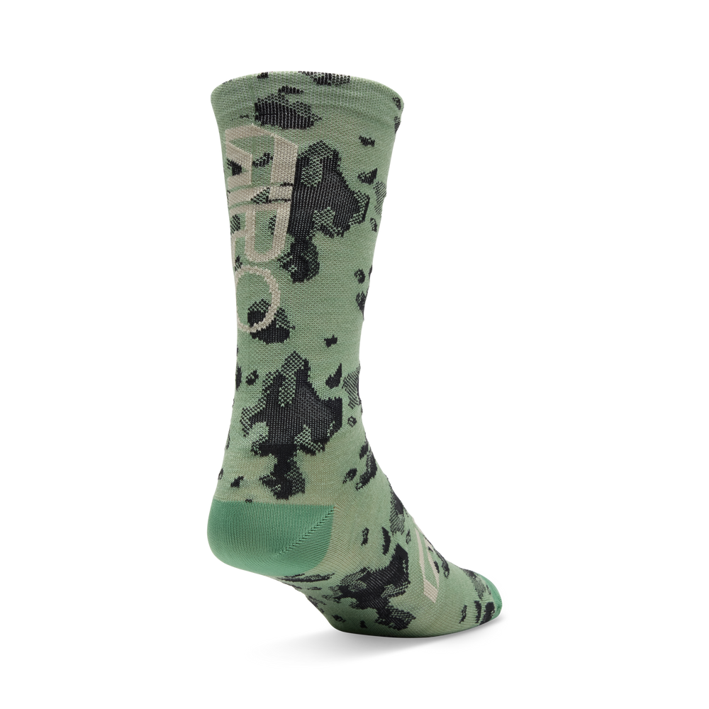 2026 GIRO Seasonal Merino Unisex Cycling Socks in Motion Green