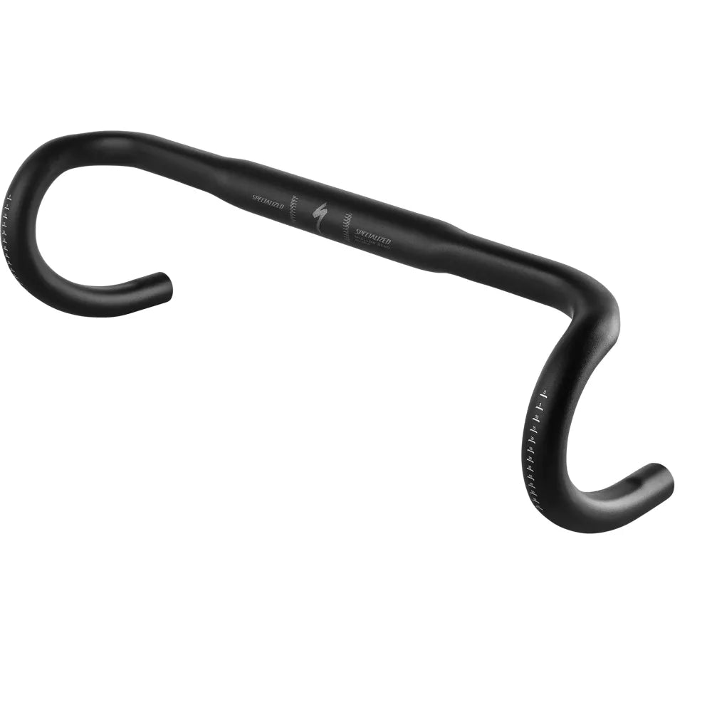 Specialized Expert Alloy Shallow Bend Road Bike Handlebars in Black