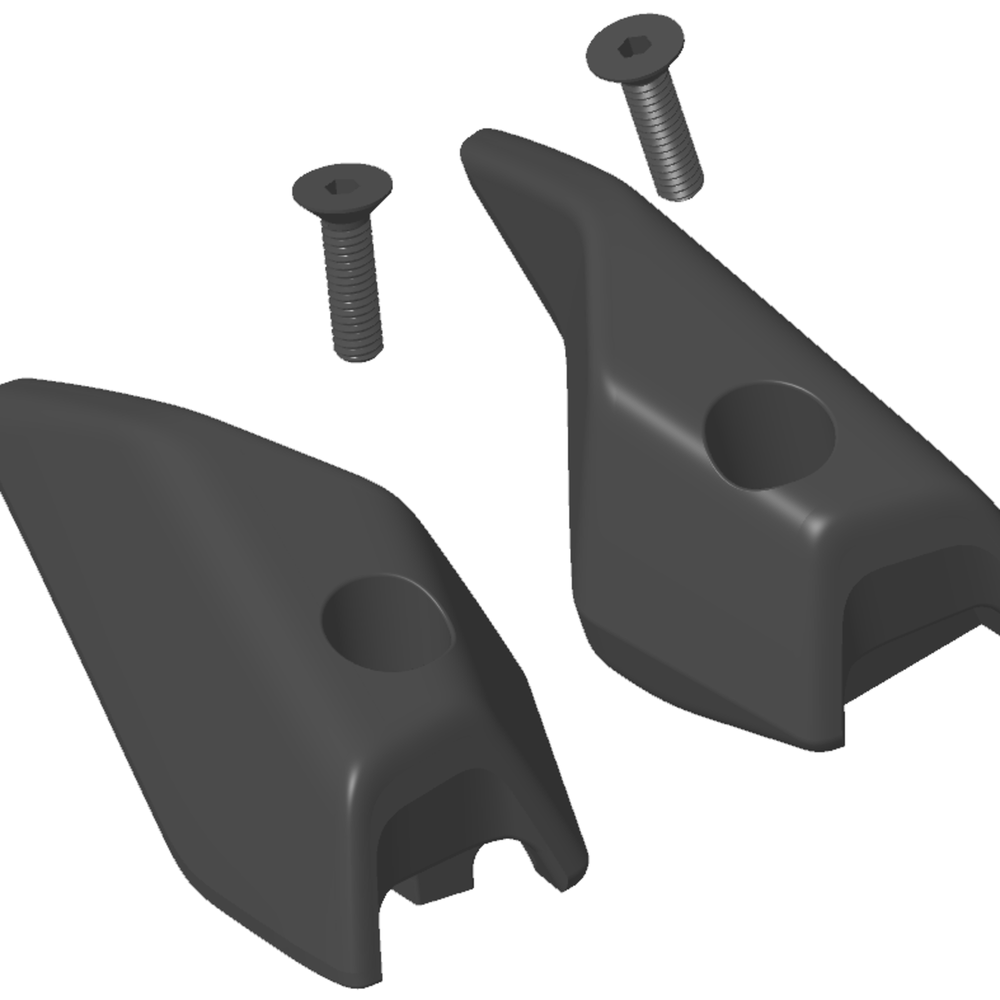 SCOTT GAMBLER 2025 Fork bumpers in Black, main view