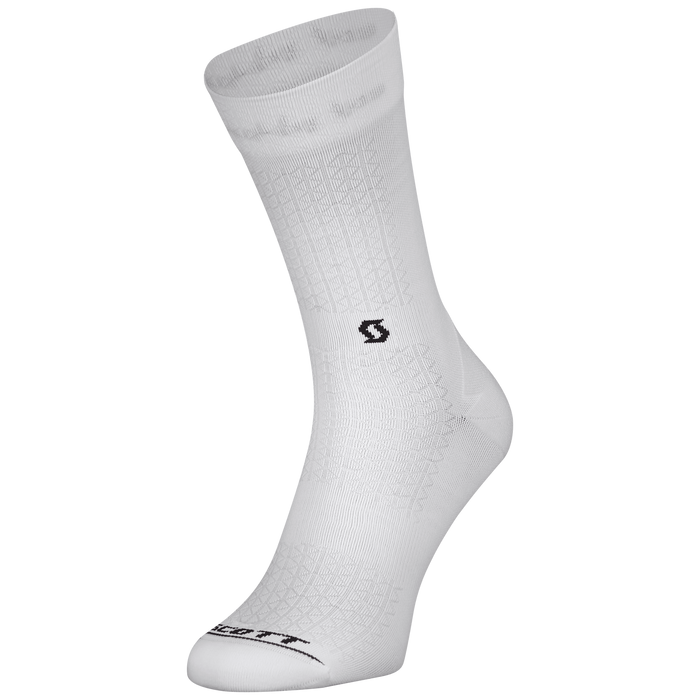 SCOTT Performance Crew Sock in White/Black, main view