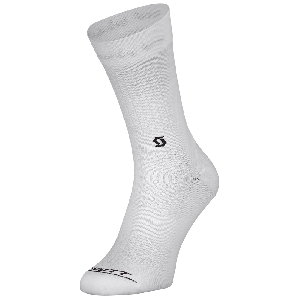 SCOTT Performance Crew Sock in White/Black, main view
