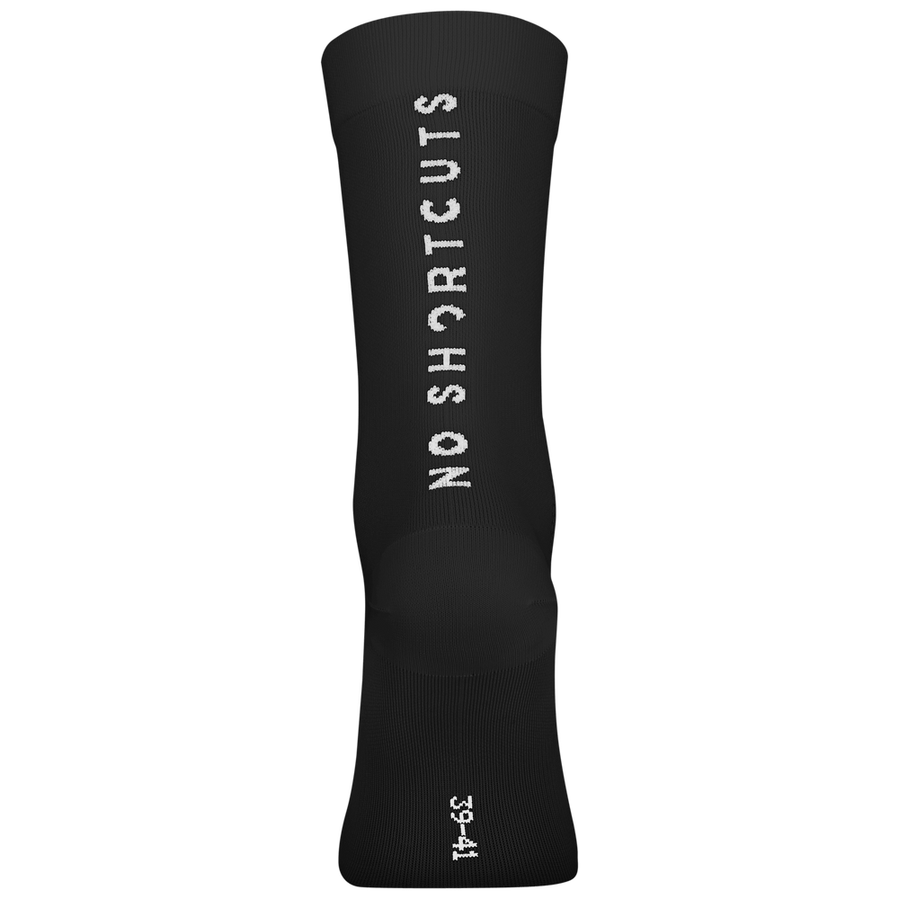 SCOTT Performance No Shortcuts Crew Sock in Black/White, view 2