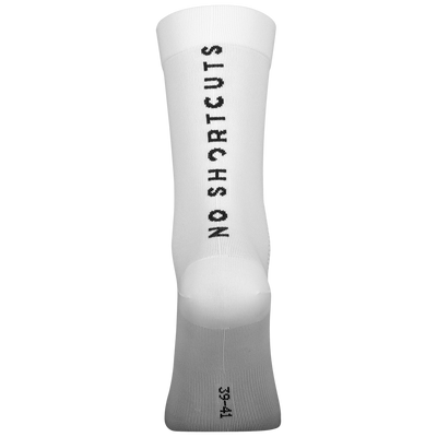 SCOTT Performance No Shortcuts Crew Sock in White/Black, view 2