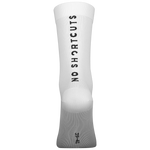 SCOTT Performance No Shortcuts Crew Sock in White/Black, view 2