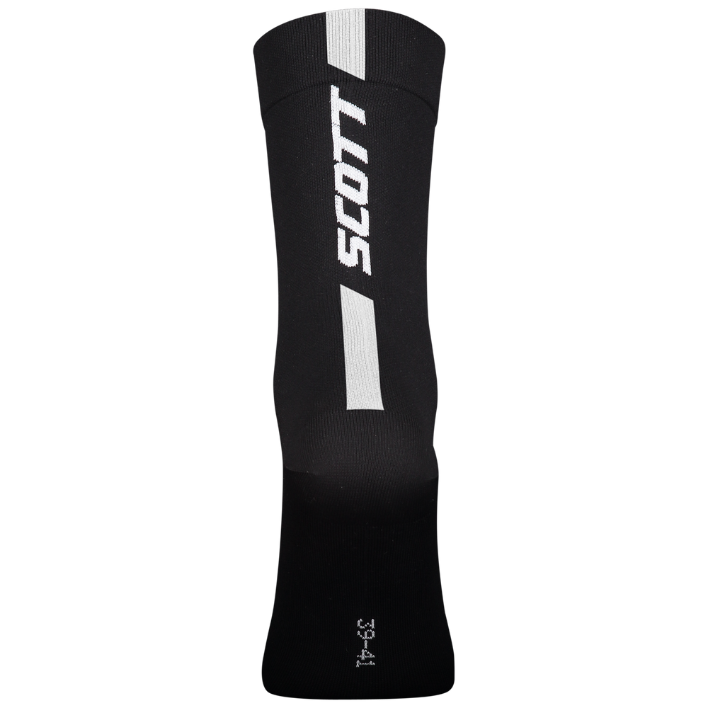 SCOTT Performance Corporate Crew Sock in Black/White, view 2