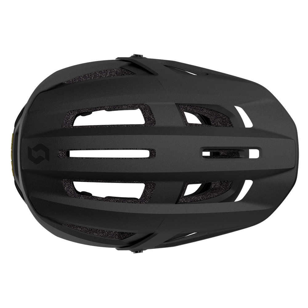 2026 SCOTT Stego Plus Cycling Helmet in Stealth Black, view 3