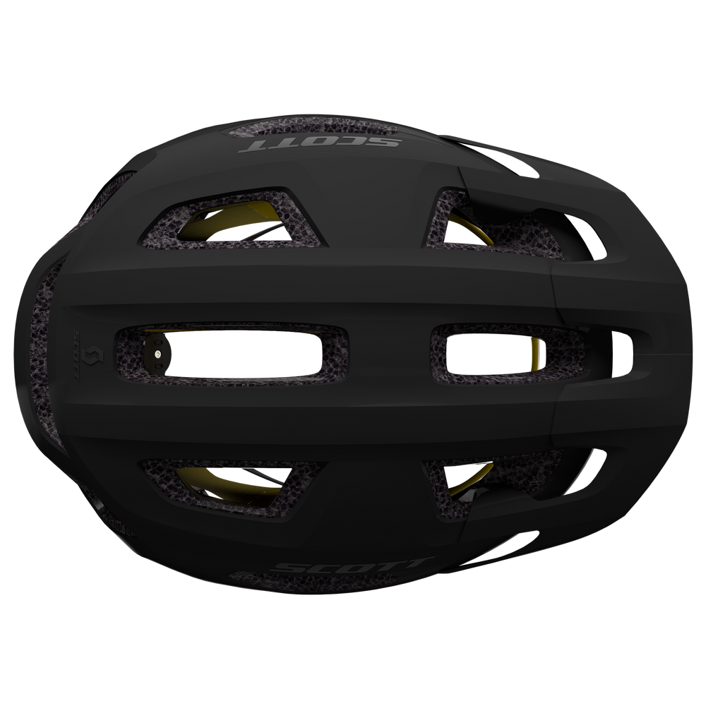 2026 SCOTT Supra Plus Cycling Helmet in Black Matt, view 3