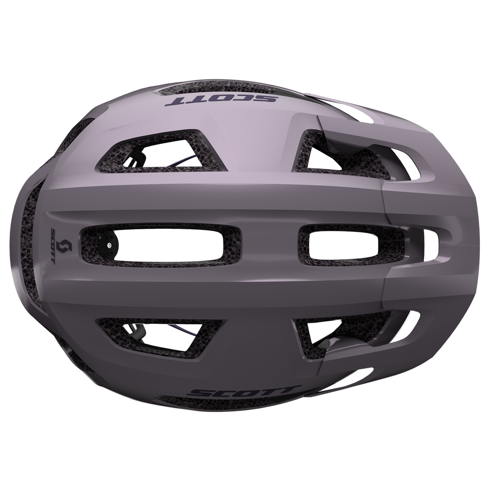 2026 SCOTT Supra Cycling Helmet in Silver Purple, view 3