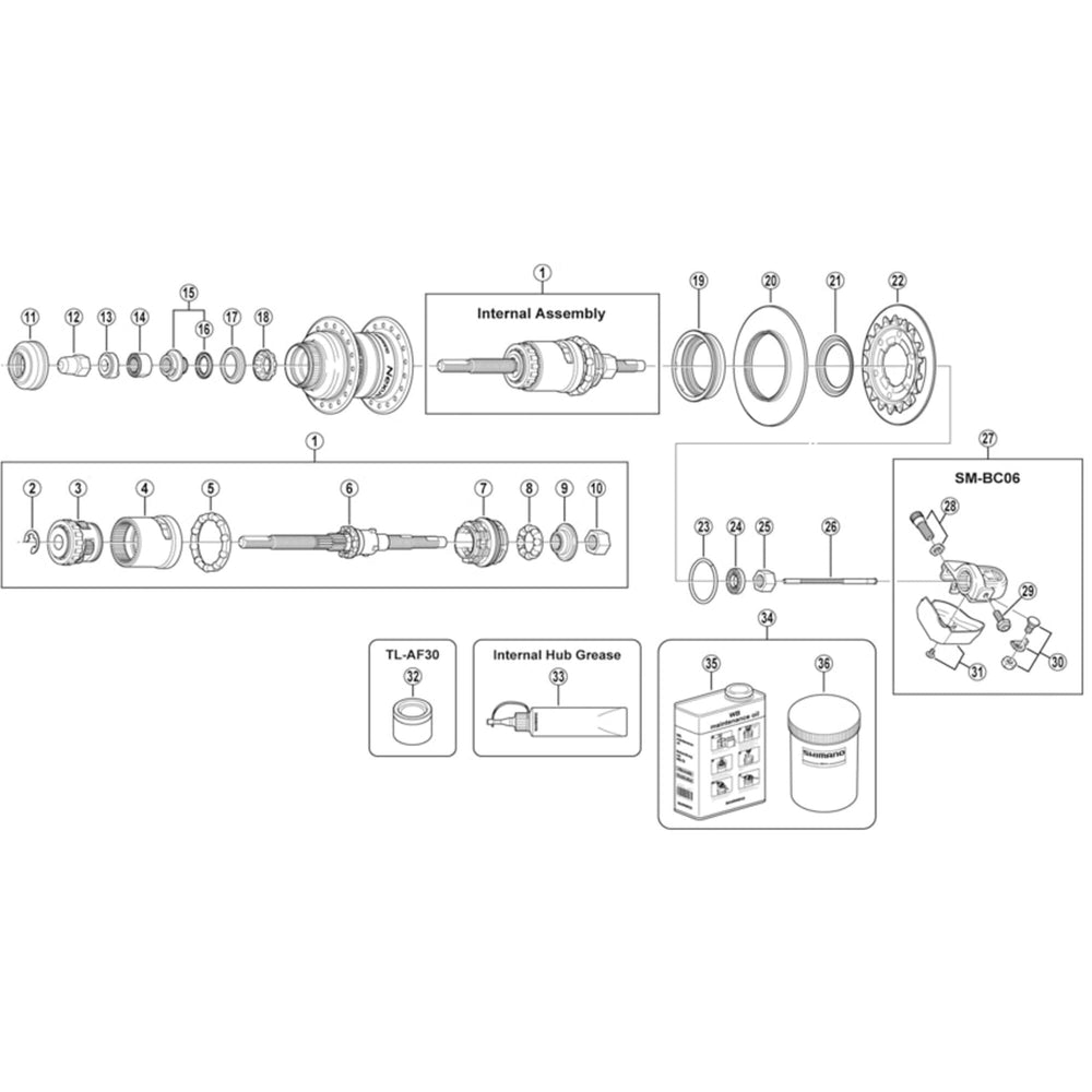 Shimano FH-IM40 washer 3.2 mm