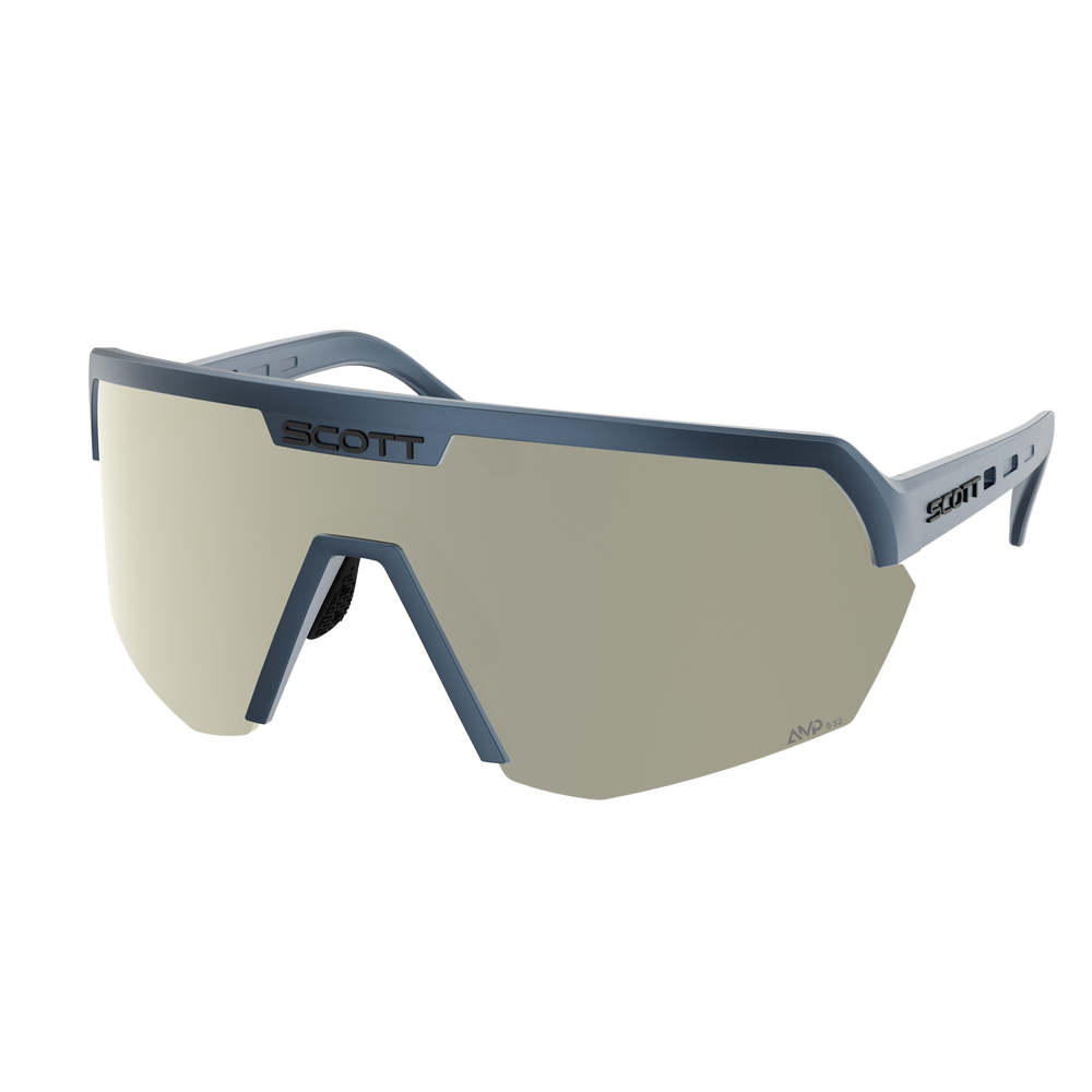 SCOTT Sport Shield Sunglasses in Metallic Blue, main view