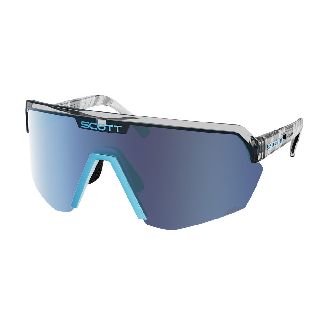SCOTT Sport Shield Sunglasses in Black/Neon Blue, main view