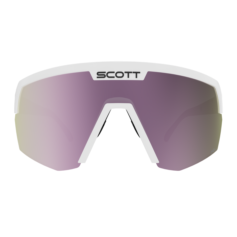 SCOTT Sport Shield Sunglasses in White Matt, view 2
