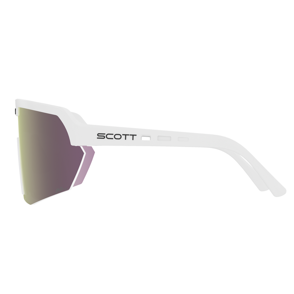 SCOTT Sport Shield Sunglasses in White Matt, view 3
