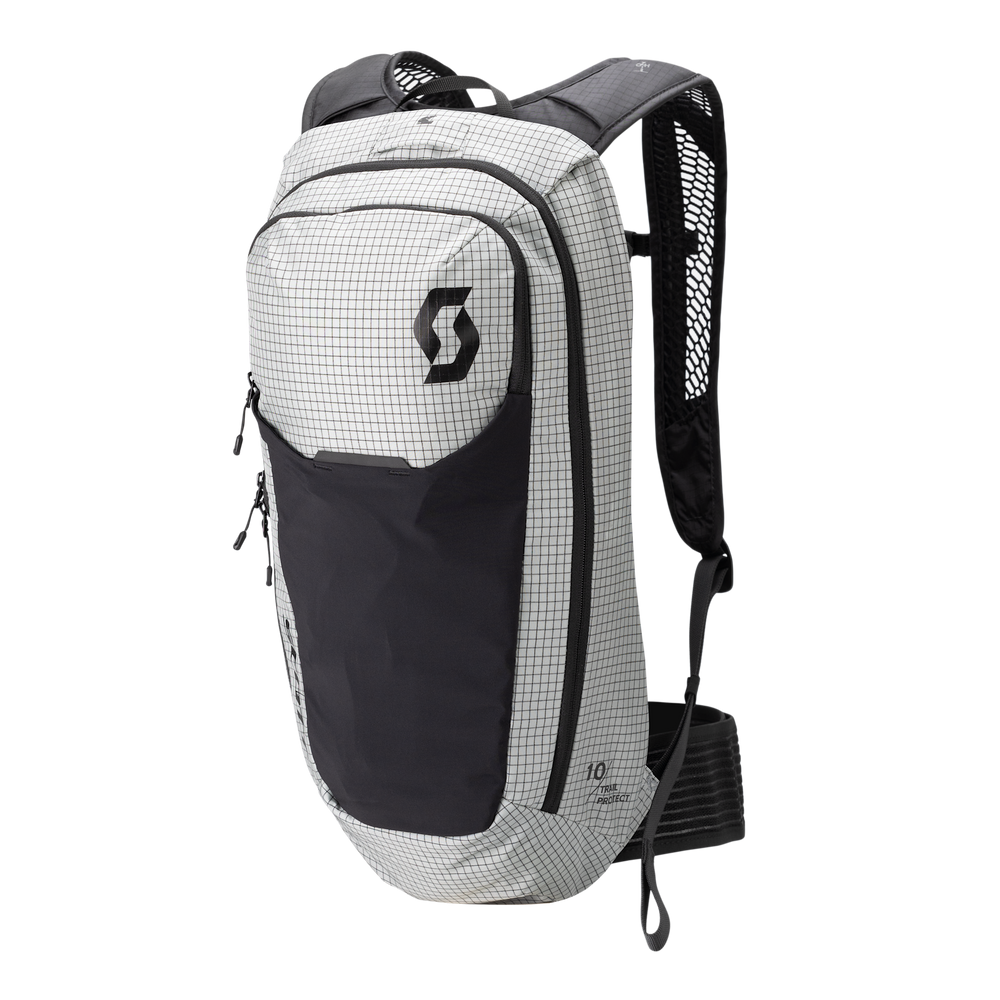 SCOTT Trail Protect 10 Backpack in Light Grey/Black, main view