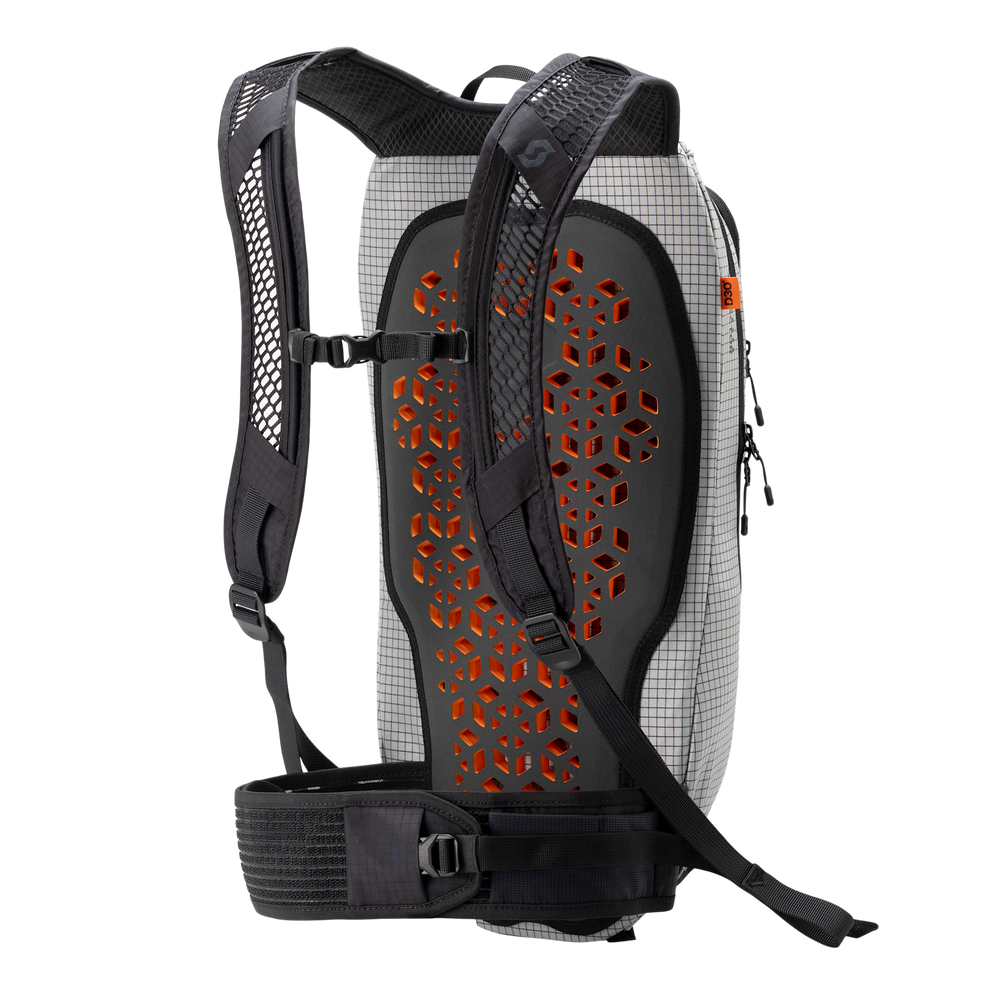 SCOTT Trail Protect 10 Backpack in Light Grey/Black, view 2