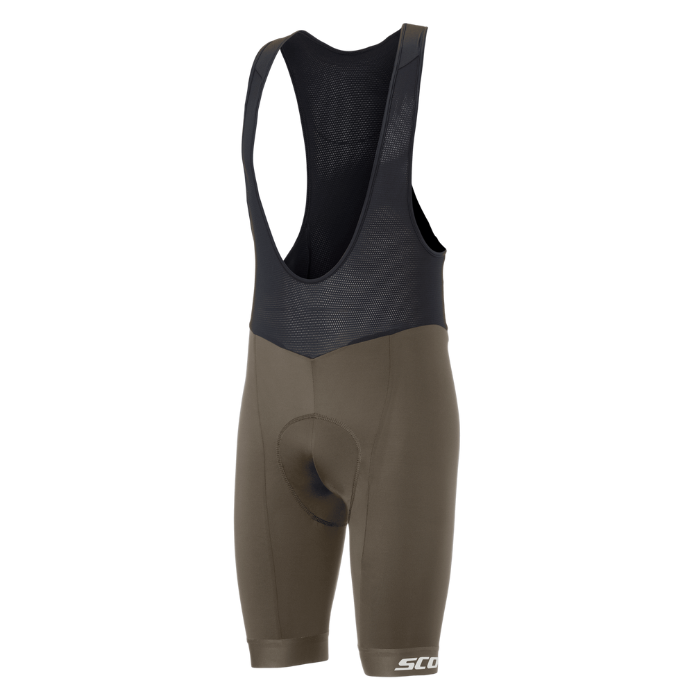 SCOTT Endurance ++ Men's Bib Shorts in Wood Grey, main view