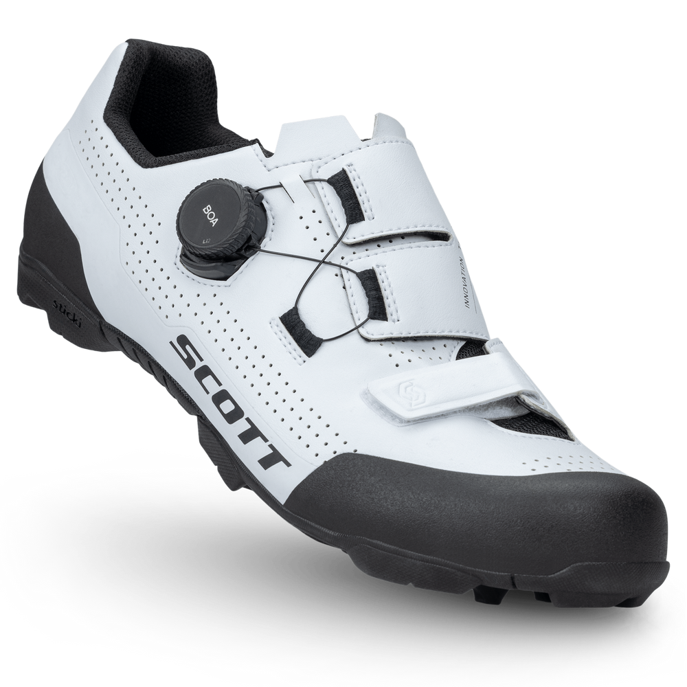 SCOTT MTB Team BOA® Shoe in White/Black, main view