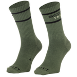 SCOTT Retro Casual Crew Sock (Pack 3) in Tranquil Green, main view