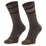 SCOTT Retro Casual Crew Sock (Pack 3) in Wood Grey, main view