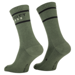 SCOTT Retro Casual Crew Sock (Pack 3) in Tranquil Green, view 2