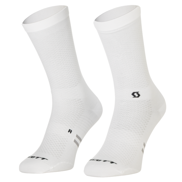 SCOTT Performance Light Crew Sock in White, main view