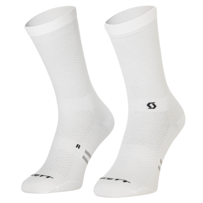 SCOTT Performance Light Crew Sock in White, main view
