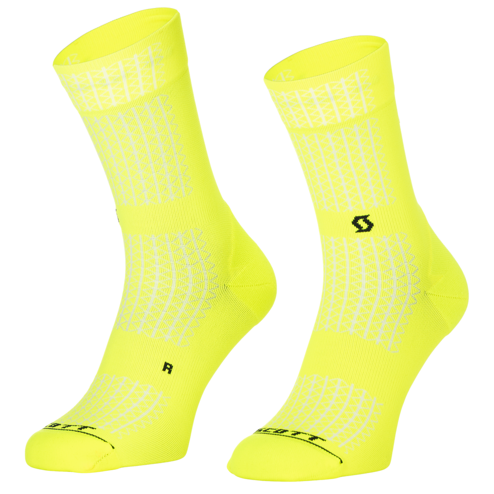 SCOTT Performance Crew Sock in Safety Yellow, main view