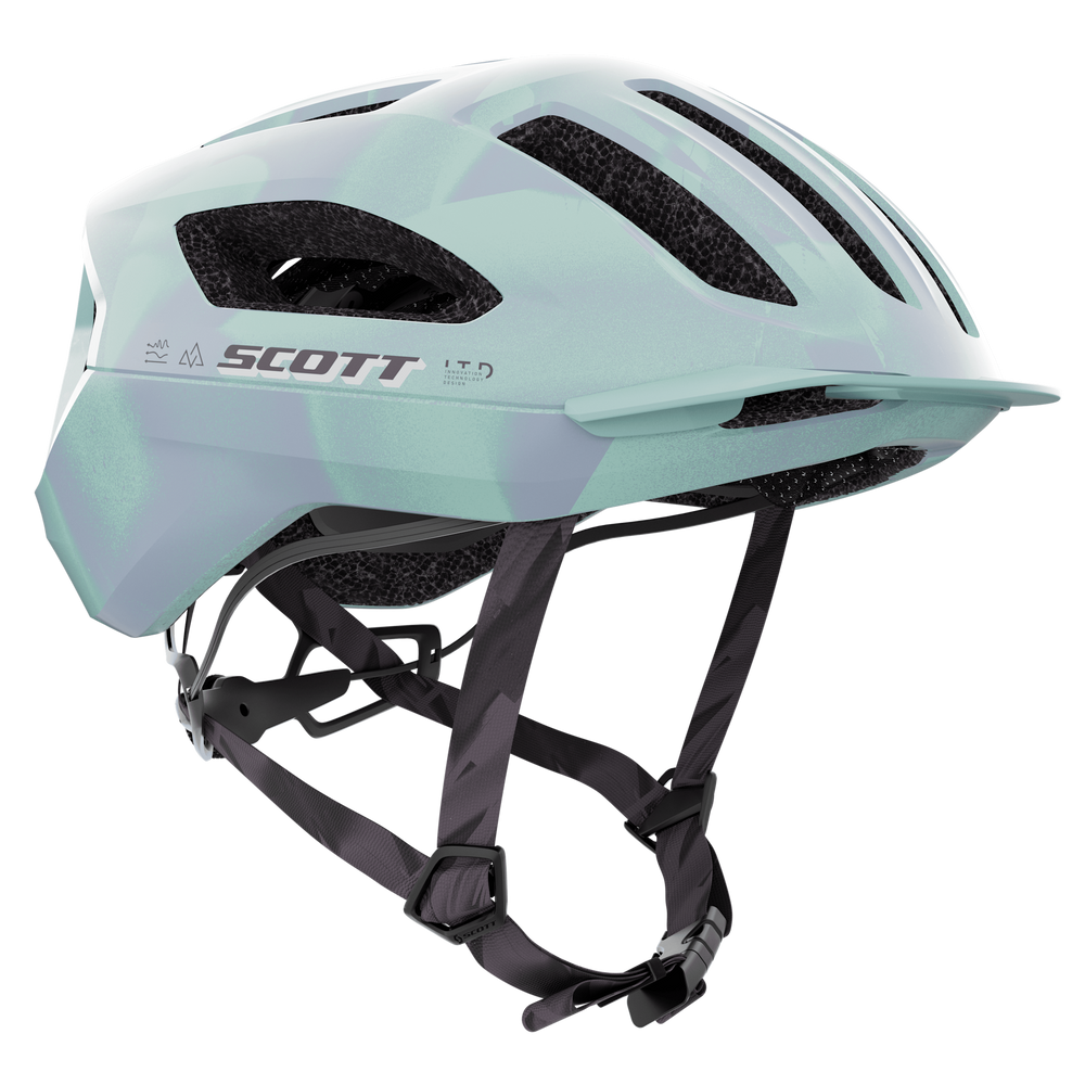 2026 SCOTT Sierra MIPS Cycling Helmet in Prism Aqua Green, main view