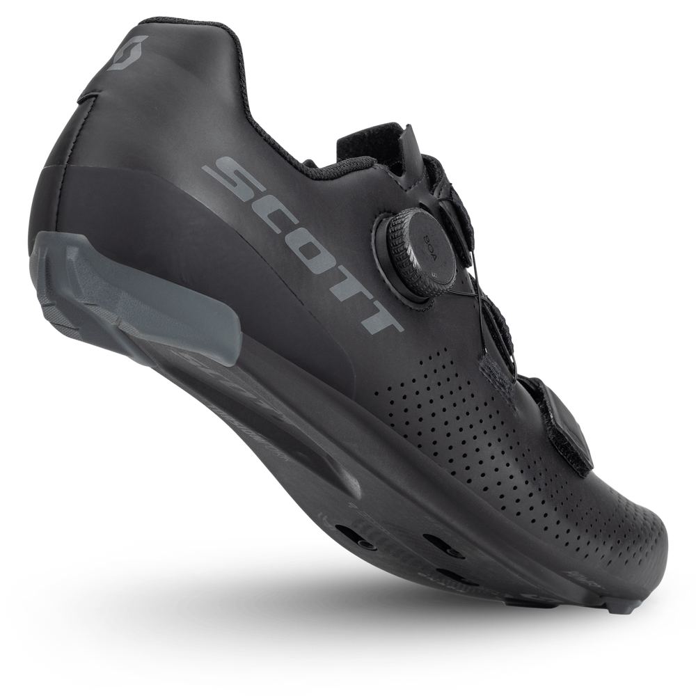 SCOTT Road Team BOA® Shoe in Matt Black/Dark Grey, view 2